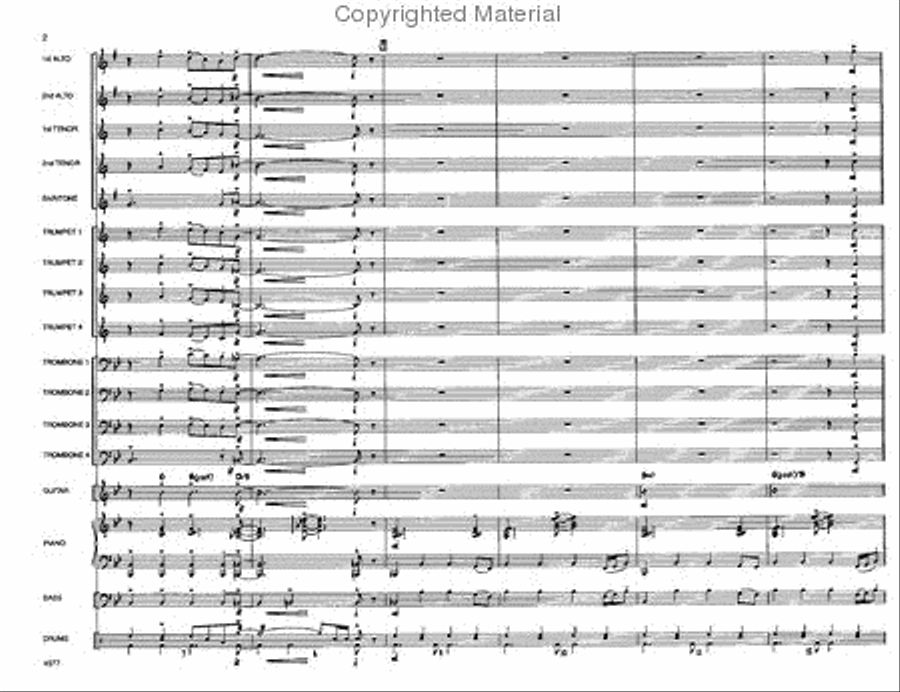 O Come, All Ye Faithful Jazz Ensemble scores gallery preview page 3