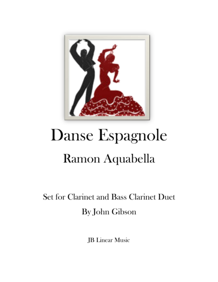 Danse Espanole for clarinet and bass clarinet duet image number null