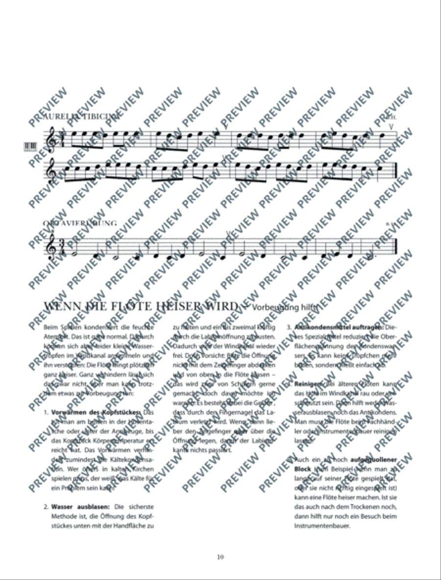 Altblockflötenschule Alto Recorder scores gallery preview page 11