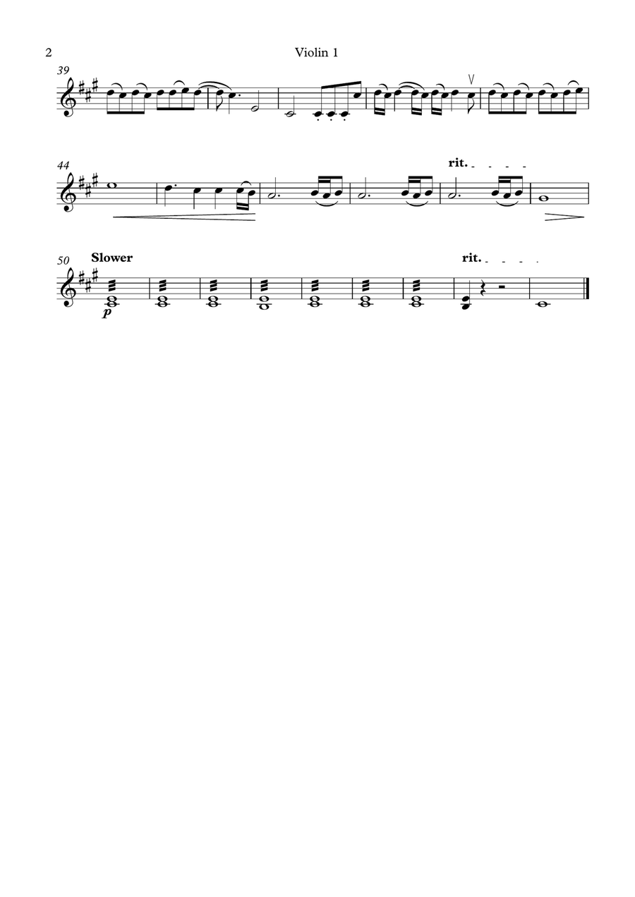 Champagne Supernova String Trio scores gallery preview page 2