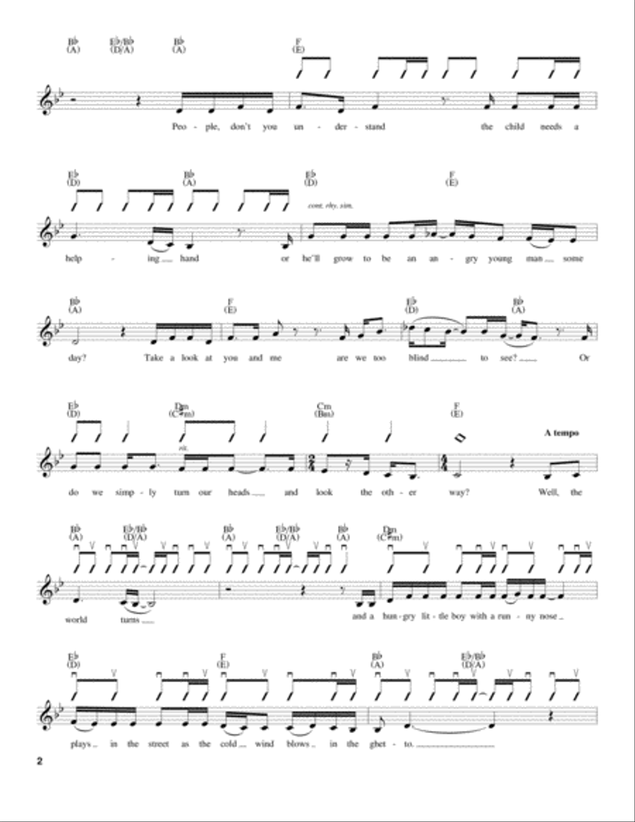 In The Ghetto (The Vicious Circle) Acoustic Guitar scores gallery preview page 2