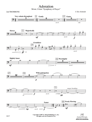 Adoration (Movement 1 from Symphony of Prayer): 2nd Trombone