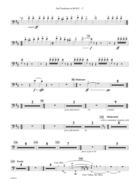 Russian Christmas Music: (wp) 2nd B-flat Trombone B.C.