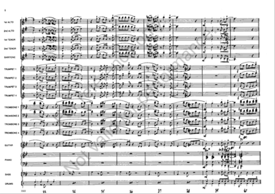 Raw Emotion Jazz Ensemble scores gallery preview page 6