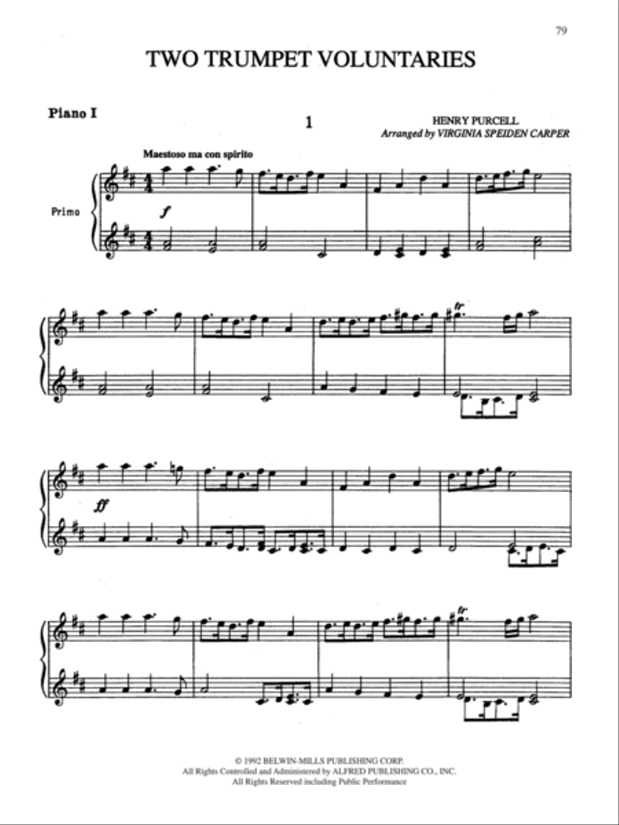 7 Classical Favorites Arranged for Two Pianos, Eight Hands