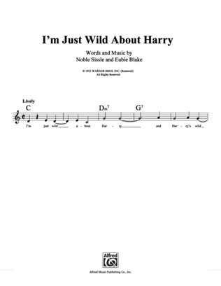 I'm Just Wild About Harry