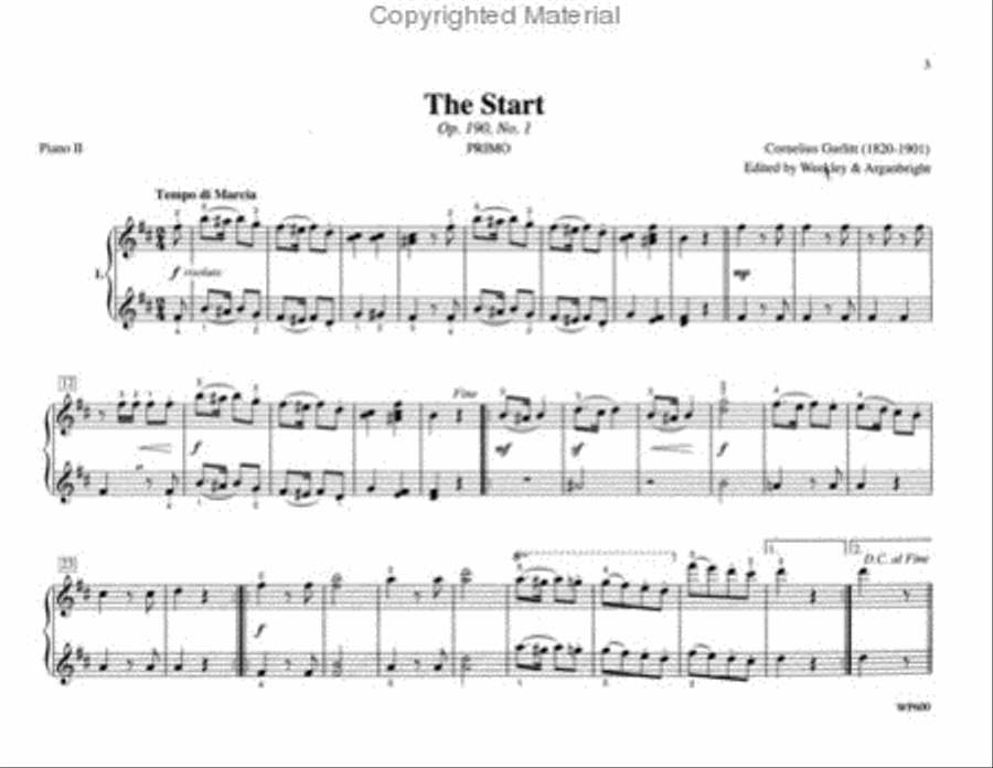 Rustic Pictures, Op. 190 (Gurlitt) Piano Solo scores gallery preview page 4