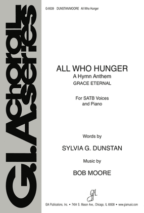 Book cover for All Who Hunger