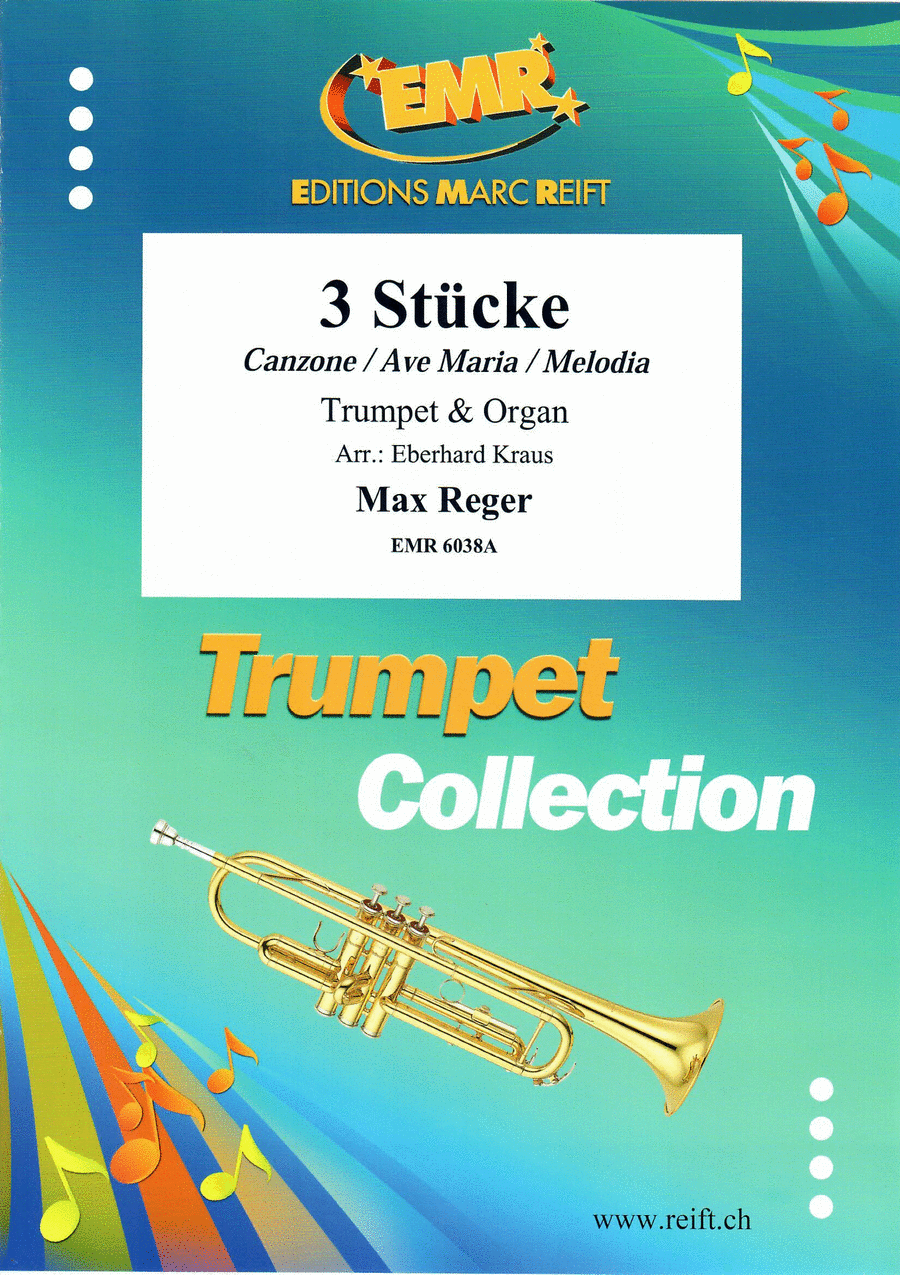 3 Stucke Trumpet scores gallery preview page 1
