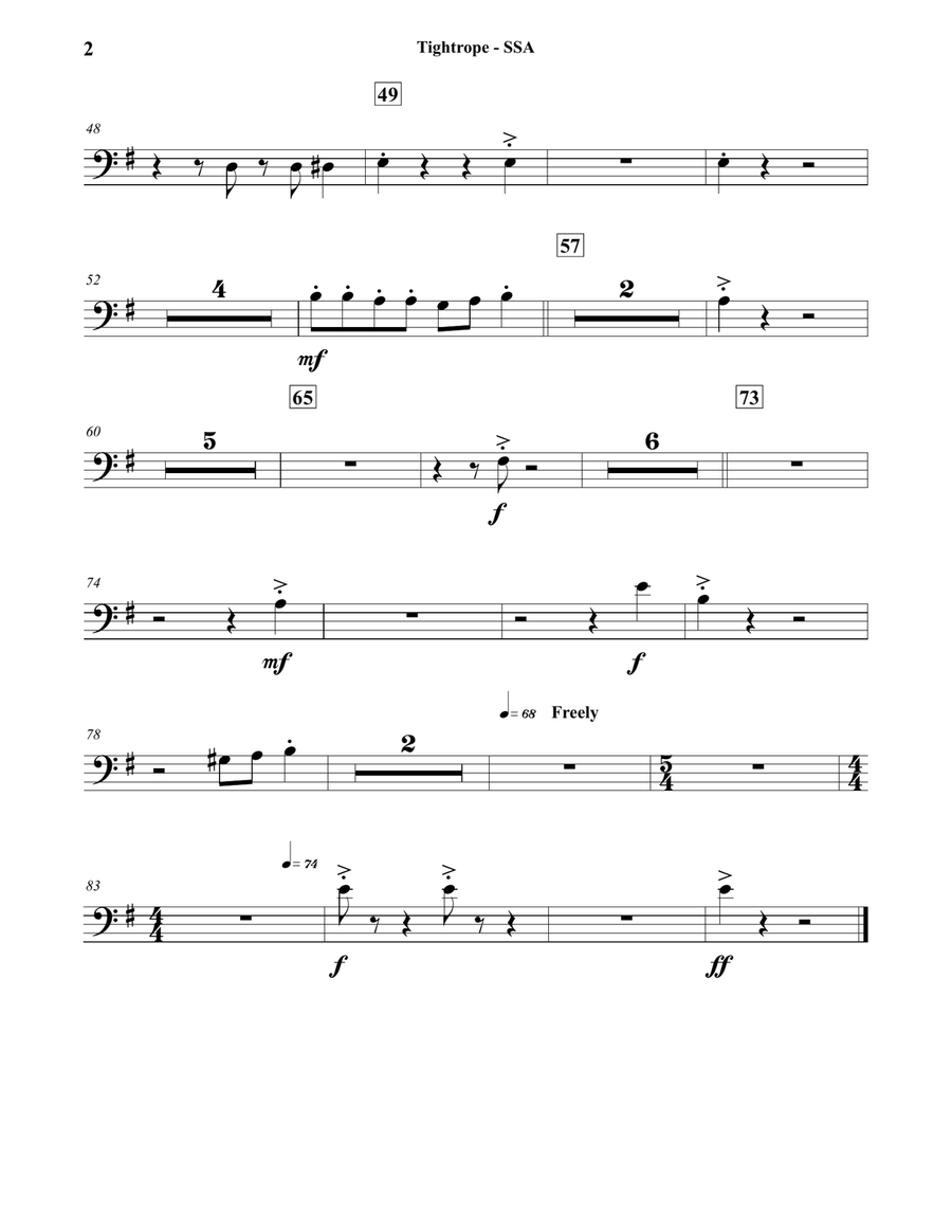 Tightrope Concert Band scores gallery preview page 6