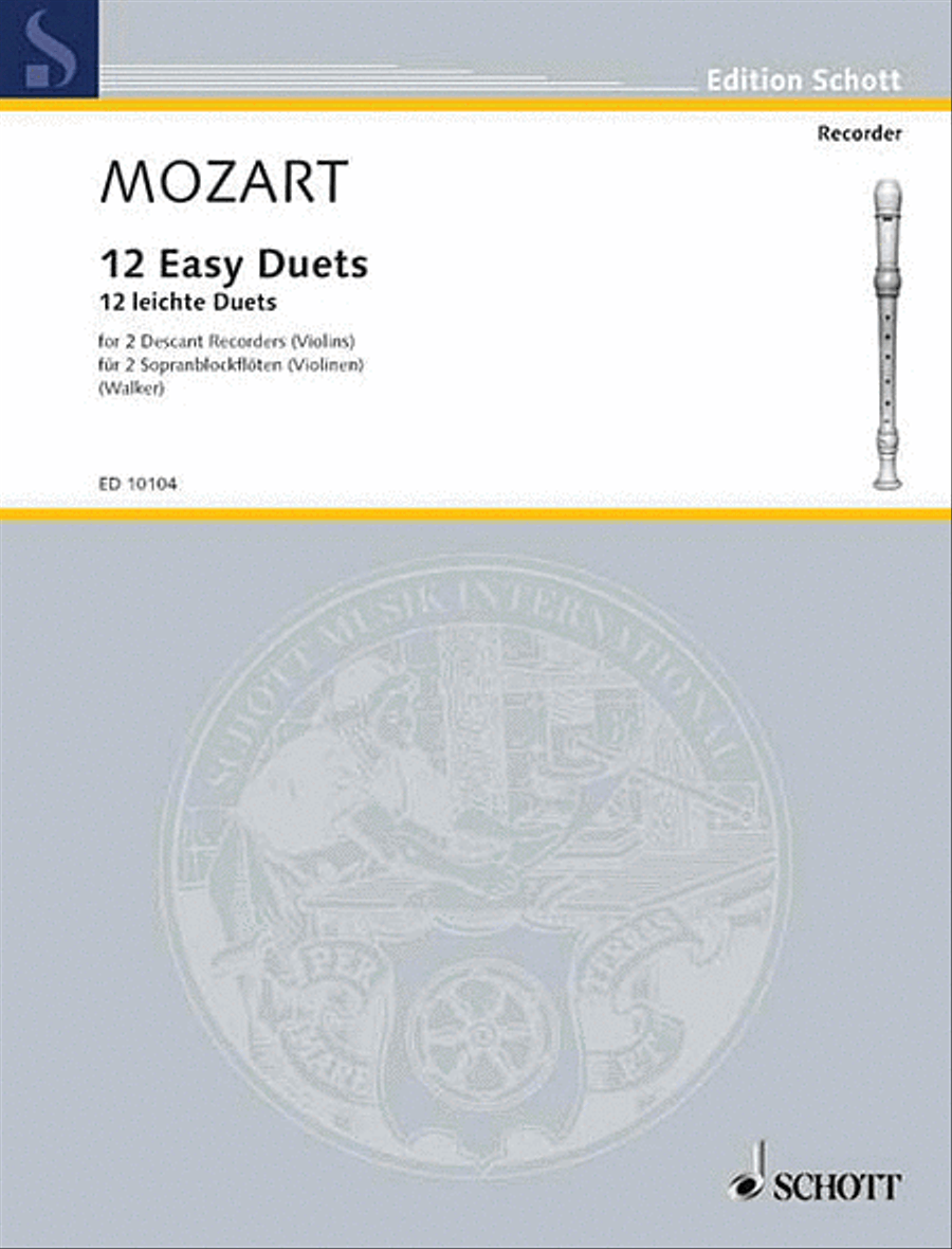12 Easy Duets 12 Easy Duets Woodwind Duet scores gallery preview page 1