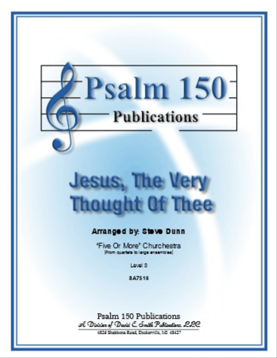 Jesus, The Very Thought of Thee Orchestra scores gallery preview page 1