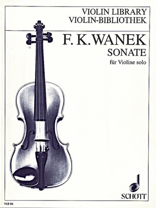 Sonata for Violin Solo