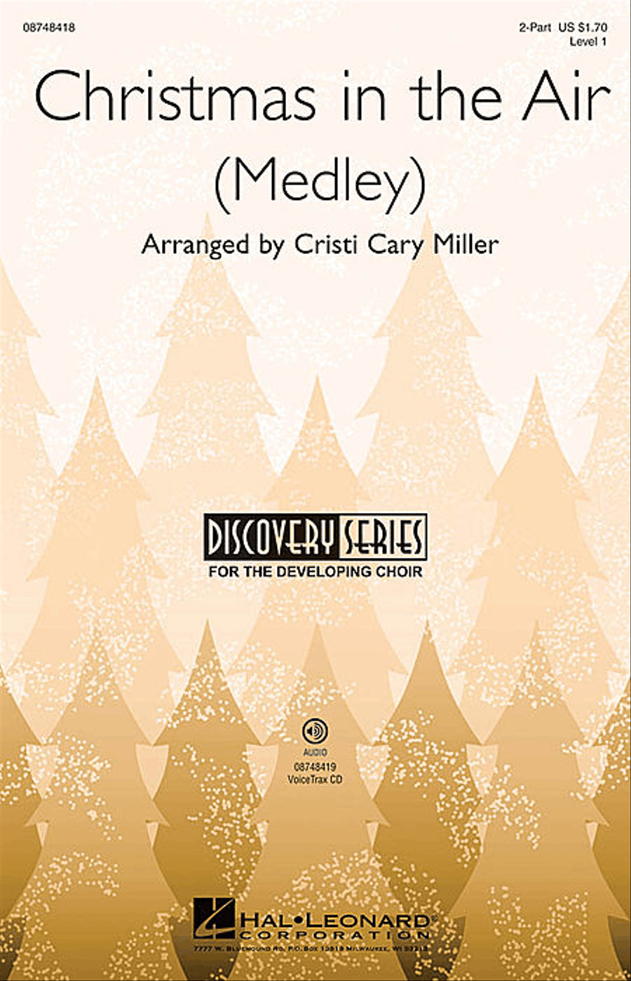 Christmas in the Air Choir scores gallery preview page 1
