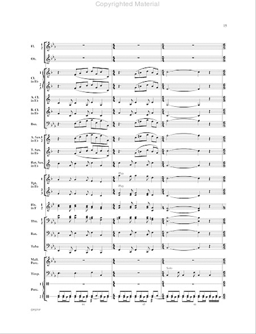 Rondo Festivo Rondo Festivo Concert Band scores gallery preview page 16
