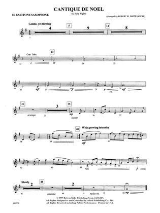 Cantique de Noel (O Holy Night): E-flat Baritone Saxophone