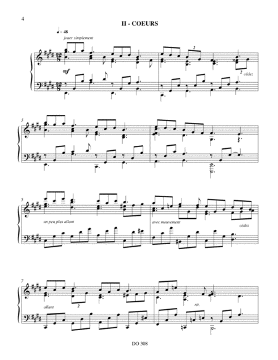 Paysages de Charlevoix Piano Solo scores gallery preview page 4