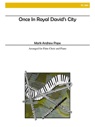 Once in Royal David's City for Flute Choir