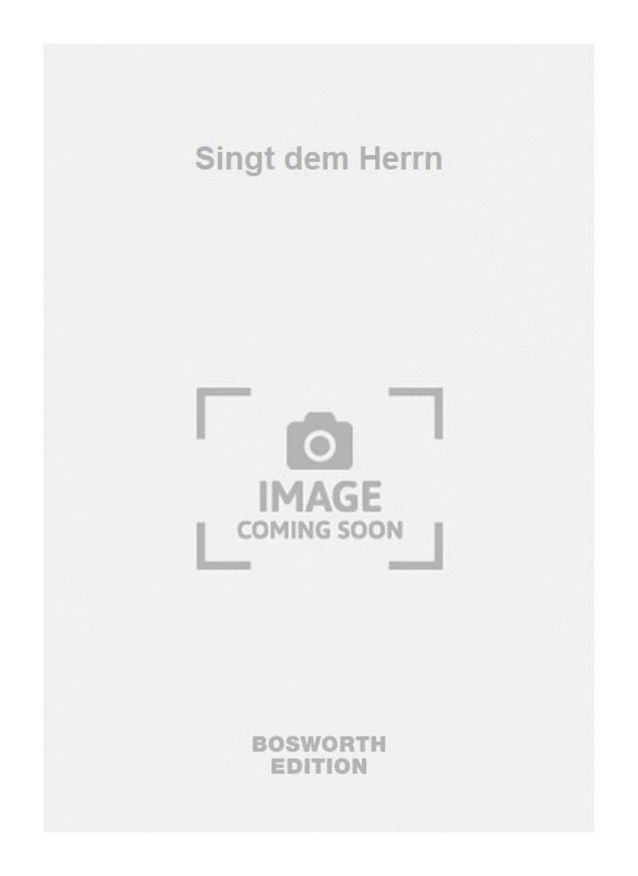 Singt dem Herrn Women's Choir scores gallery preview page 1