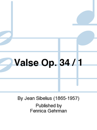 Book cover for Valse Op. 34 / 1