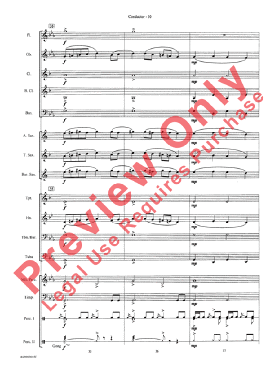 ÜskÜdar Concert Band scores gallery preview page 13
