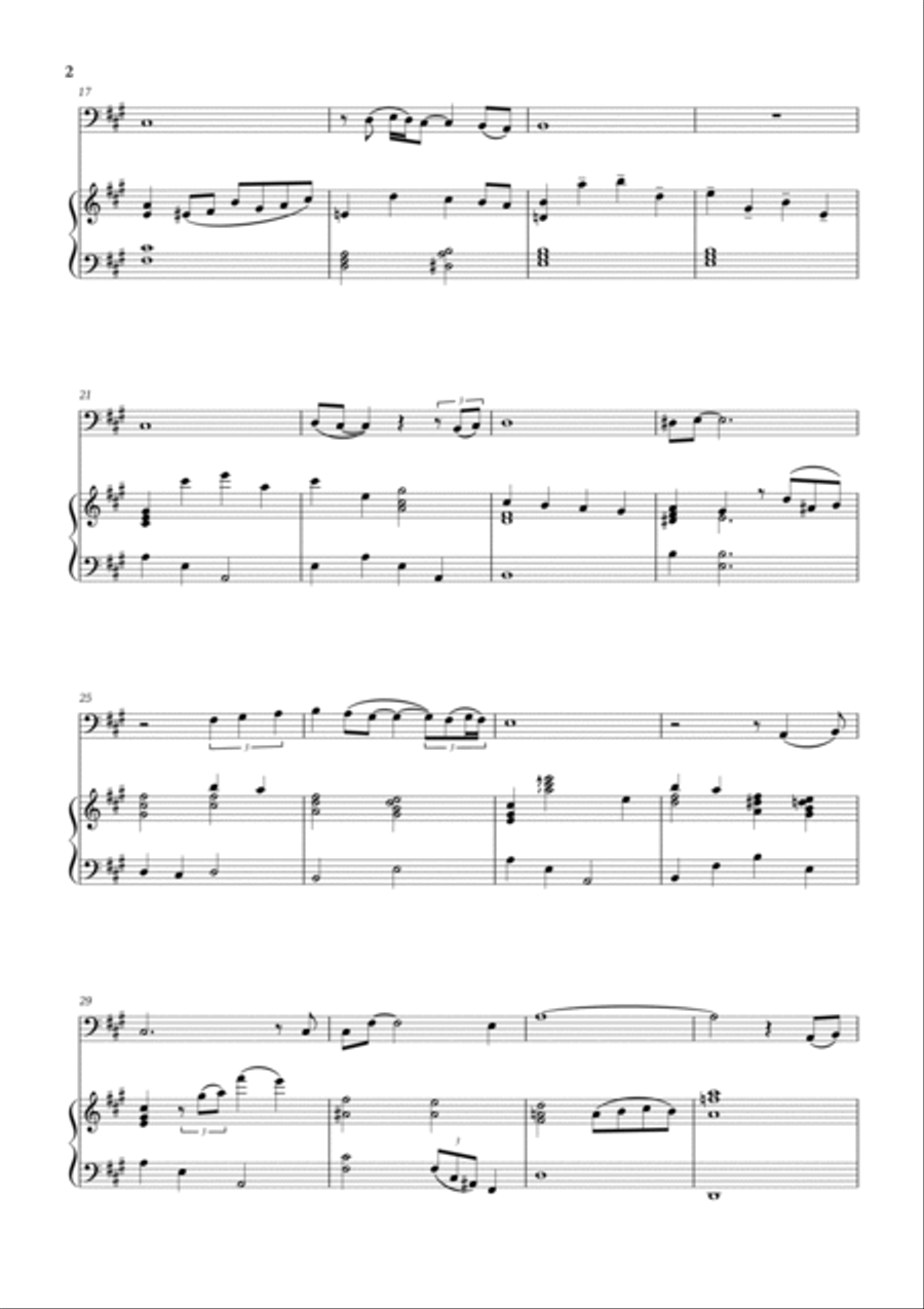 White Christmas Piano scores gallery preview page 2