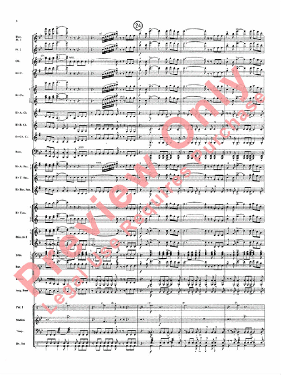 Superman Superman Concert Band scores gallery preview page 7