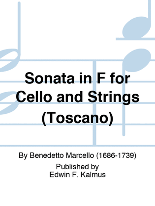 Sonata in F for Cello and Strings (Toscano)