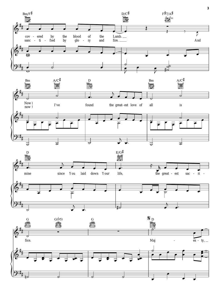 Majesty (Here I Am) Acoustic Guitar scores gallery preview page 3