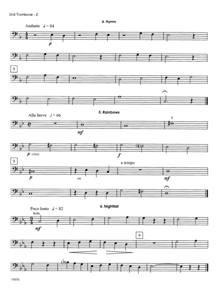 Beginning Trios For Trombones - 2nd Trombone