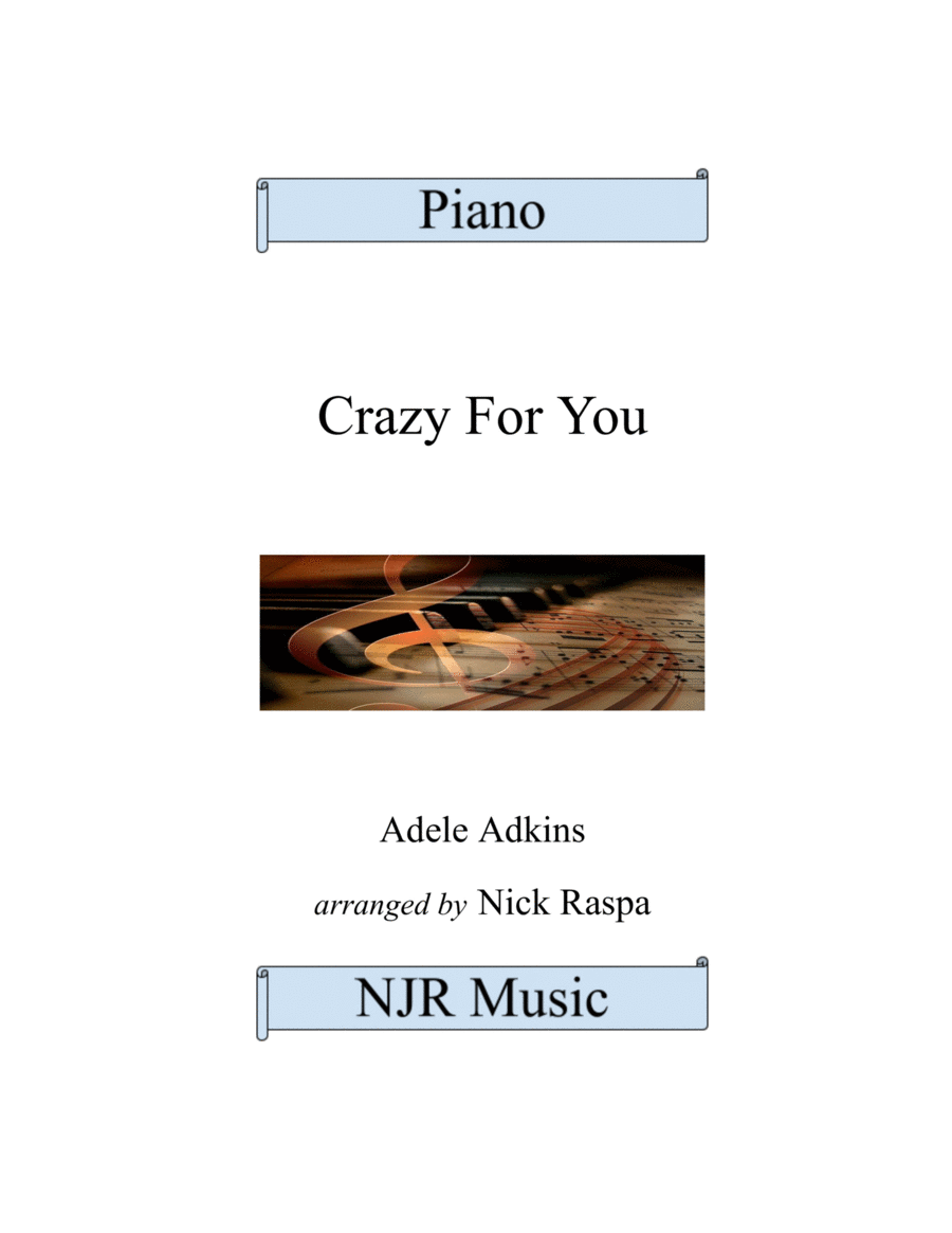 Crazy For You Crazy For You Piano Solo scores gallery preview page 1