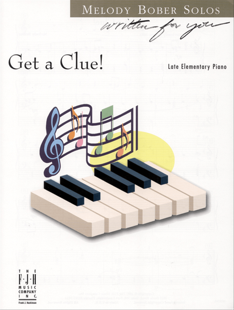 Get A Clue! Get A Clue! Easy Piano scores gallery preview page 1