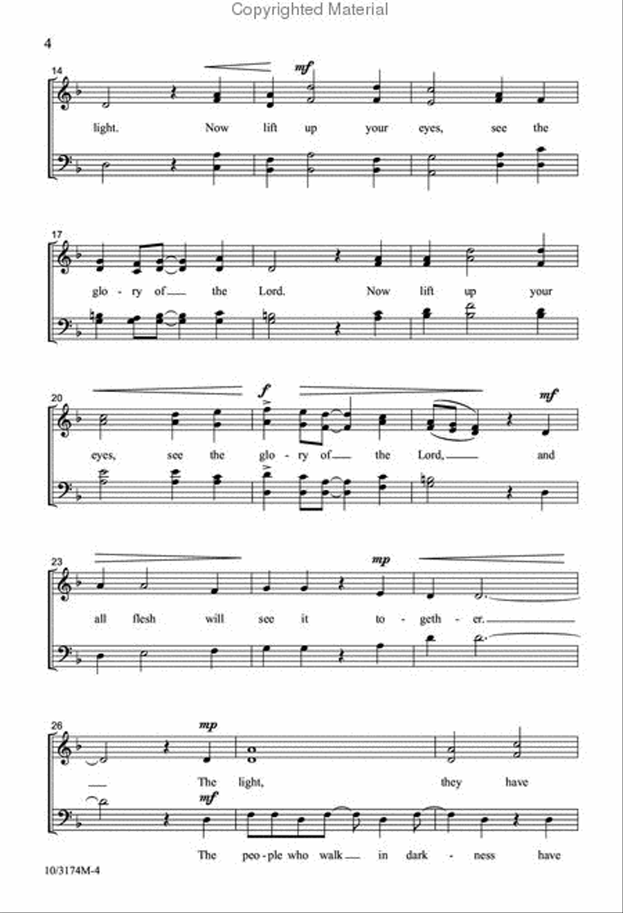 The People Who Walk in Darkness 4-Part scores gallery preview page 3