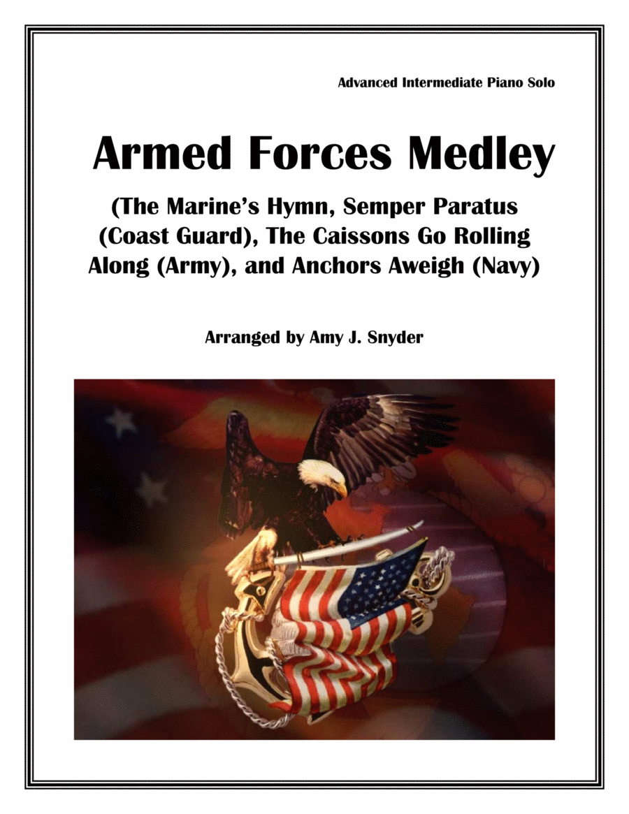 Armed Forces Medley Piano Solo scores gallery preview page 1