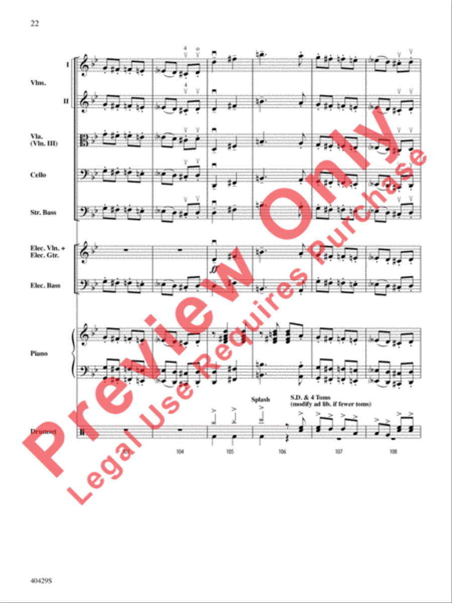 Wish Liszt Wish Liszt String Orchestra scores gallery preview page 23