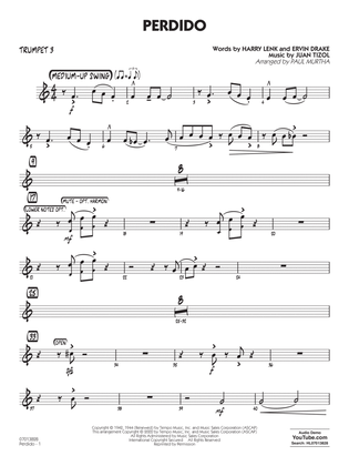 Perdido (arr. Paul Murtha) - Trumpet 3