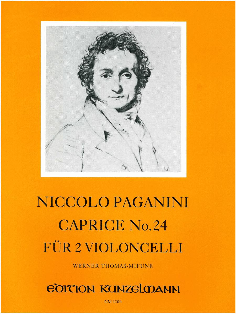 Caprice no. 24 for 2 celli Performance Score scores gallery preview page 1