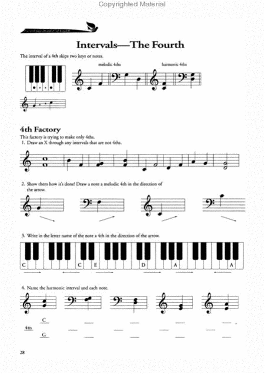 Keys for the Kingdom – Theory and Technique Piano Method scores gallery preview page 4