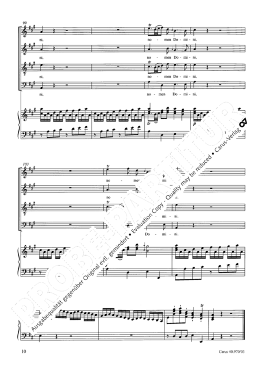Laudate pueri SSA scores gallery preview page 11