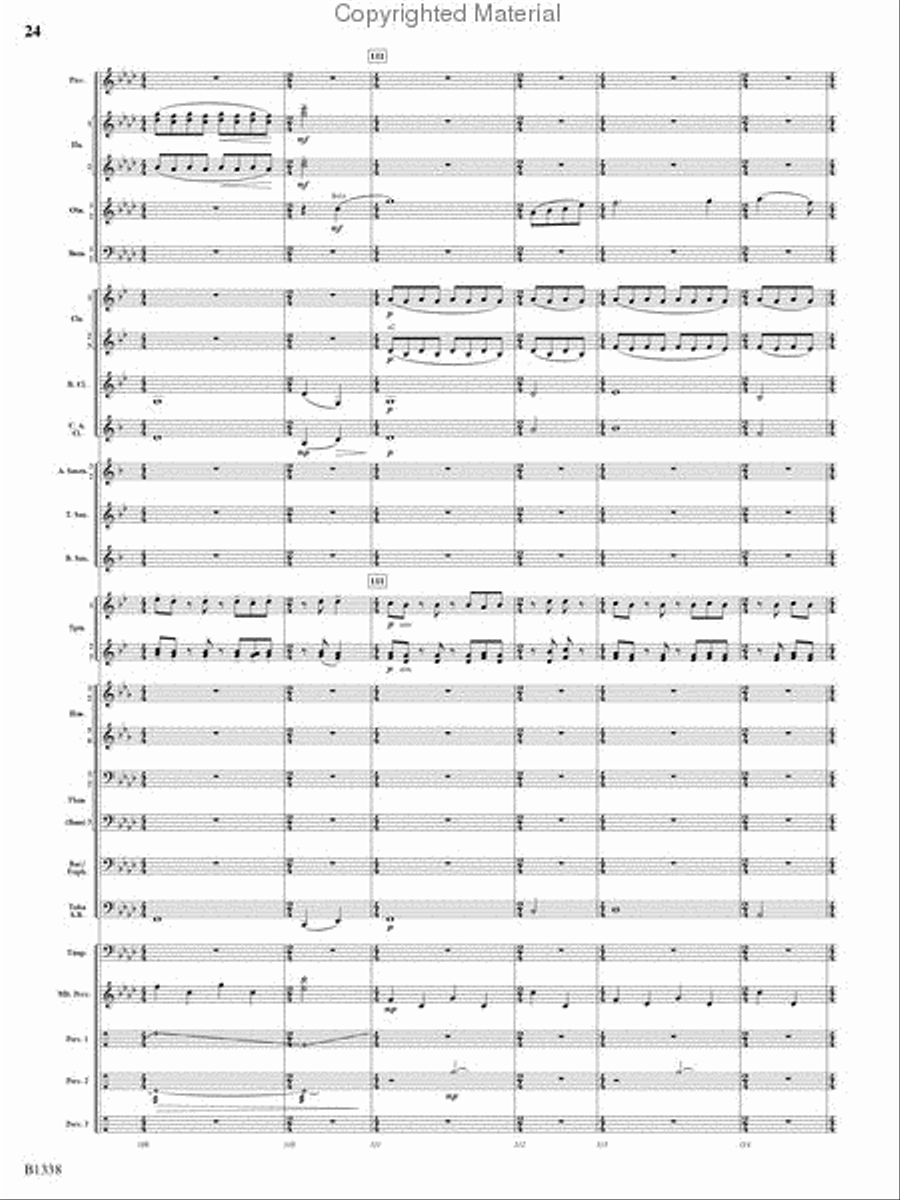 Rock Springs Saga Rock Springs Saga Concert Band scores gallery preview page 22