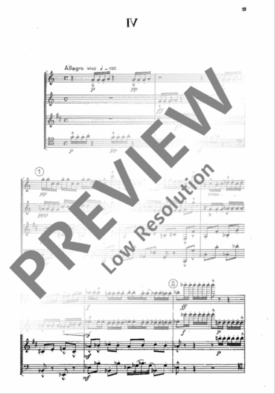 Quartet Bassoon scores gallery preview page 20