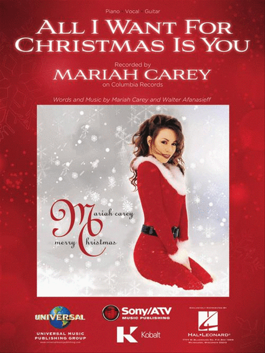 All I Want for Christmas Is You Piano, Vocal, Guitar scores gallery preview page 2