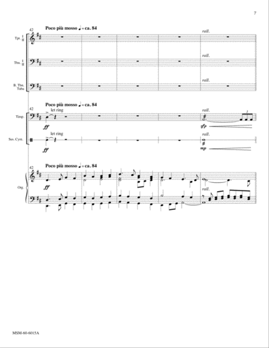 Sound the Bell of Holy Freedom Come to Us, O Holy Spirit (Full Score) Choir scores gallery preview page 6