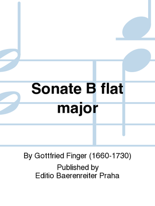 Sonate für drei Violinen und b. c. B-Dur