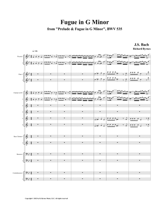 Fugue in G Minor, BWV 535 (Woodwind Choir)