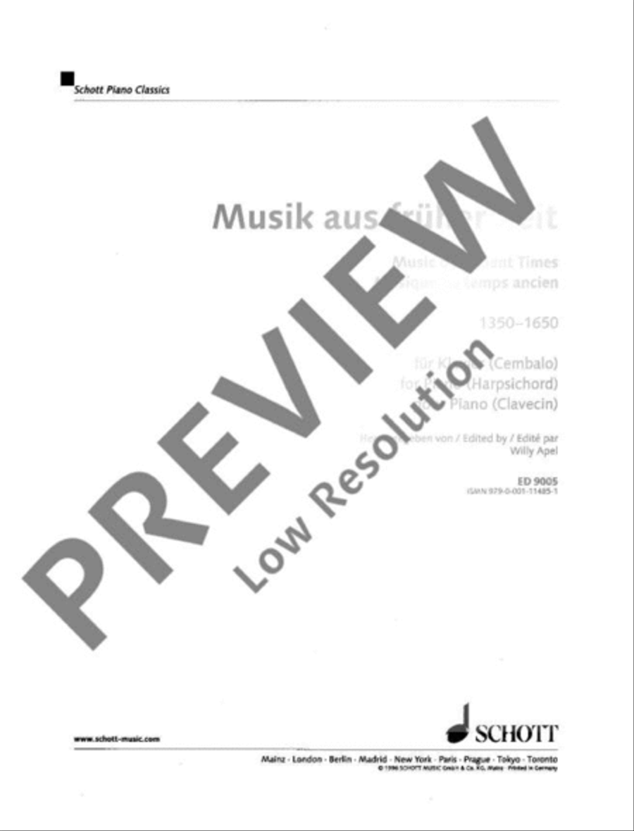 Music of Ancient Times Harpsichord scores gallery preview page 2