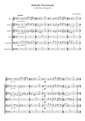 Aubade Provençale (in the Style of Couperin)