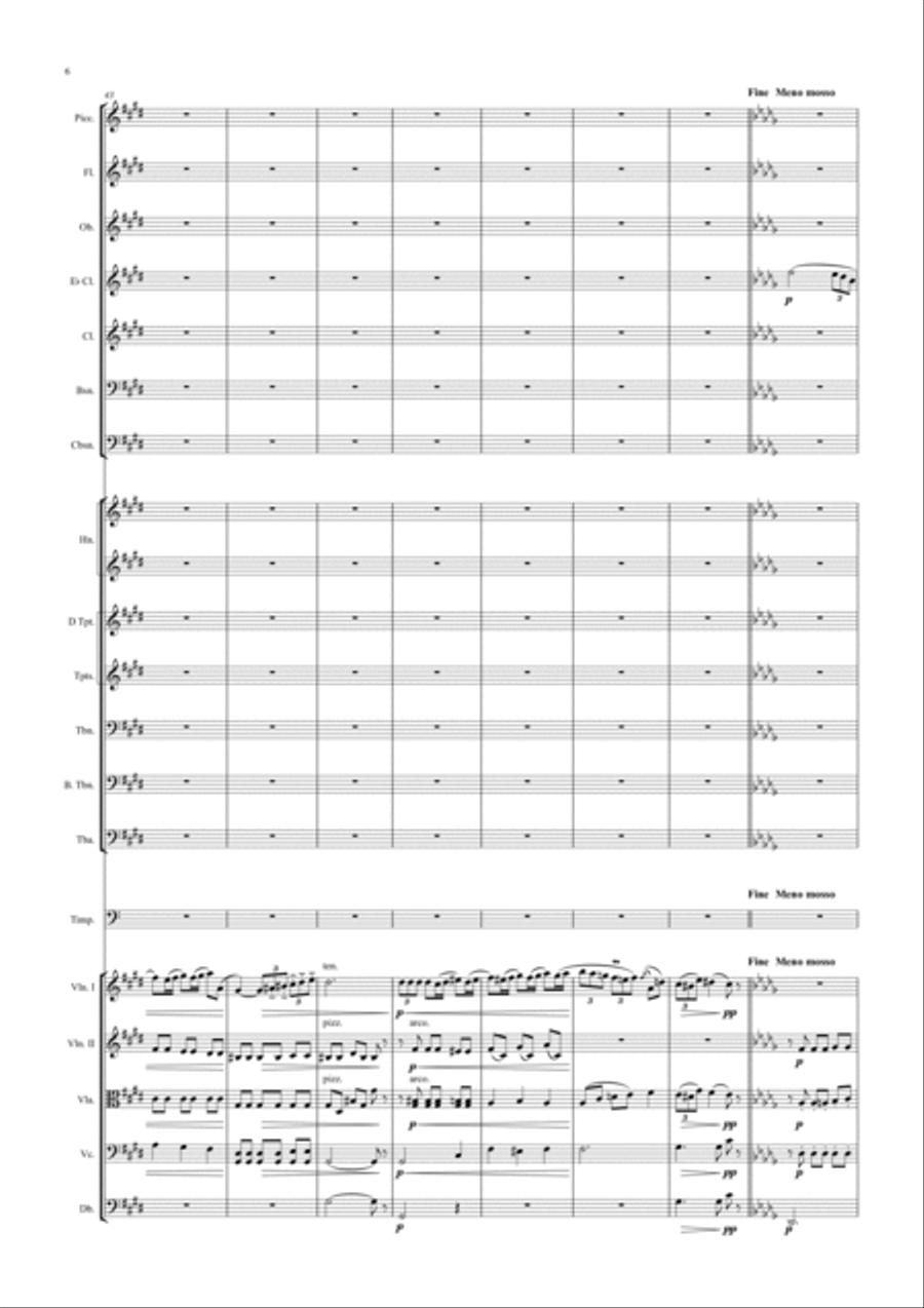 Polonaise no 1, op. 26 - Score Only Full Orchestra scores gallery preview page 6