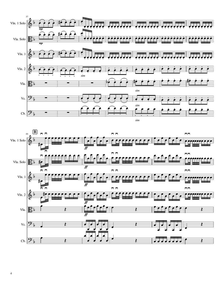 Vivaldi's L'Inverno for Solo Violin or Viola and String Orchestra (d minor version) image number null
