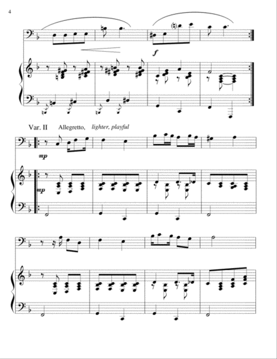 I Love You Truly-trombone/piano Piano scores gallery preview page 4